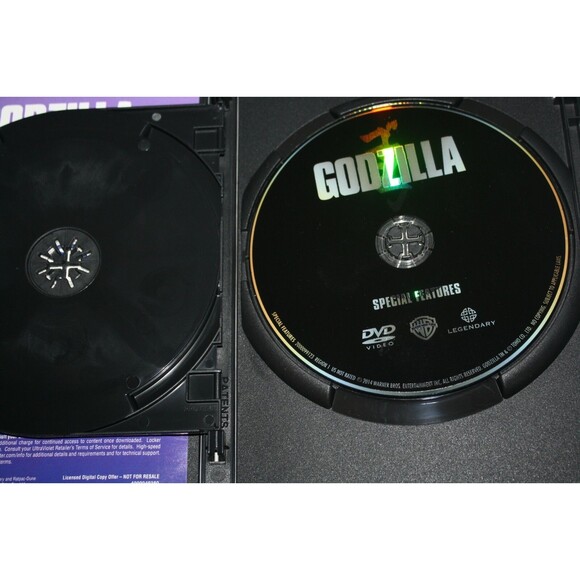Godzilla (DVD, 2014) Complete with Bonus disc. Gareth Edward Sally Hawkins - Picture 3 of 4